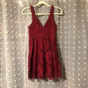 Free people red dress